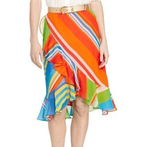 Lauren Ralph Lauren Tiered Rainbow Skirt
